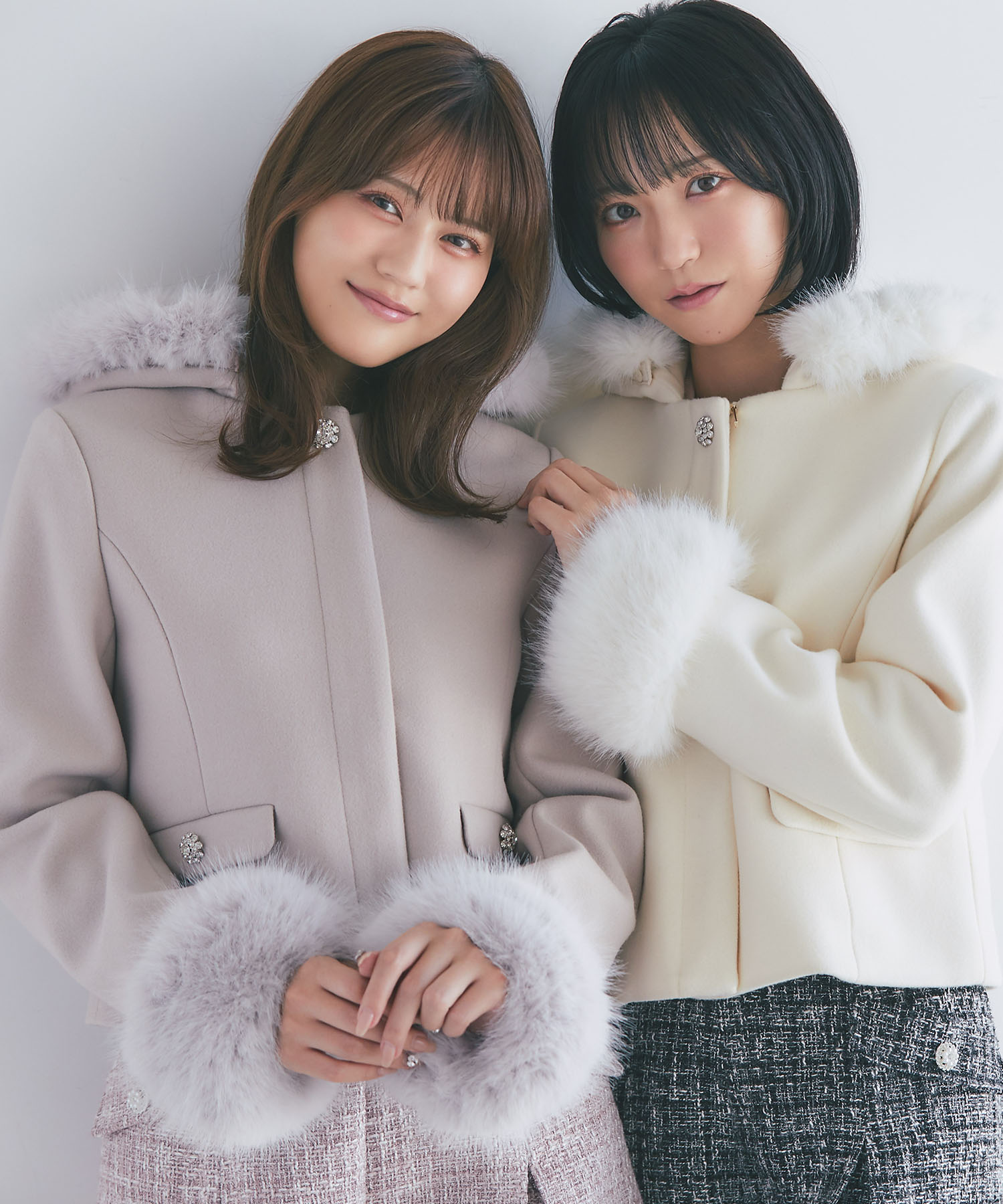 【美品】VIVIANTAM ファー付きショートコート 31 Sons de mode コート アウター ファー付きショートコート