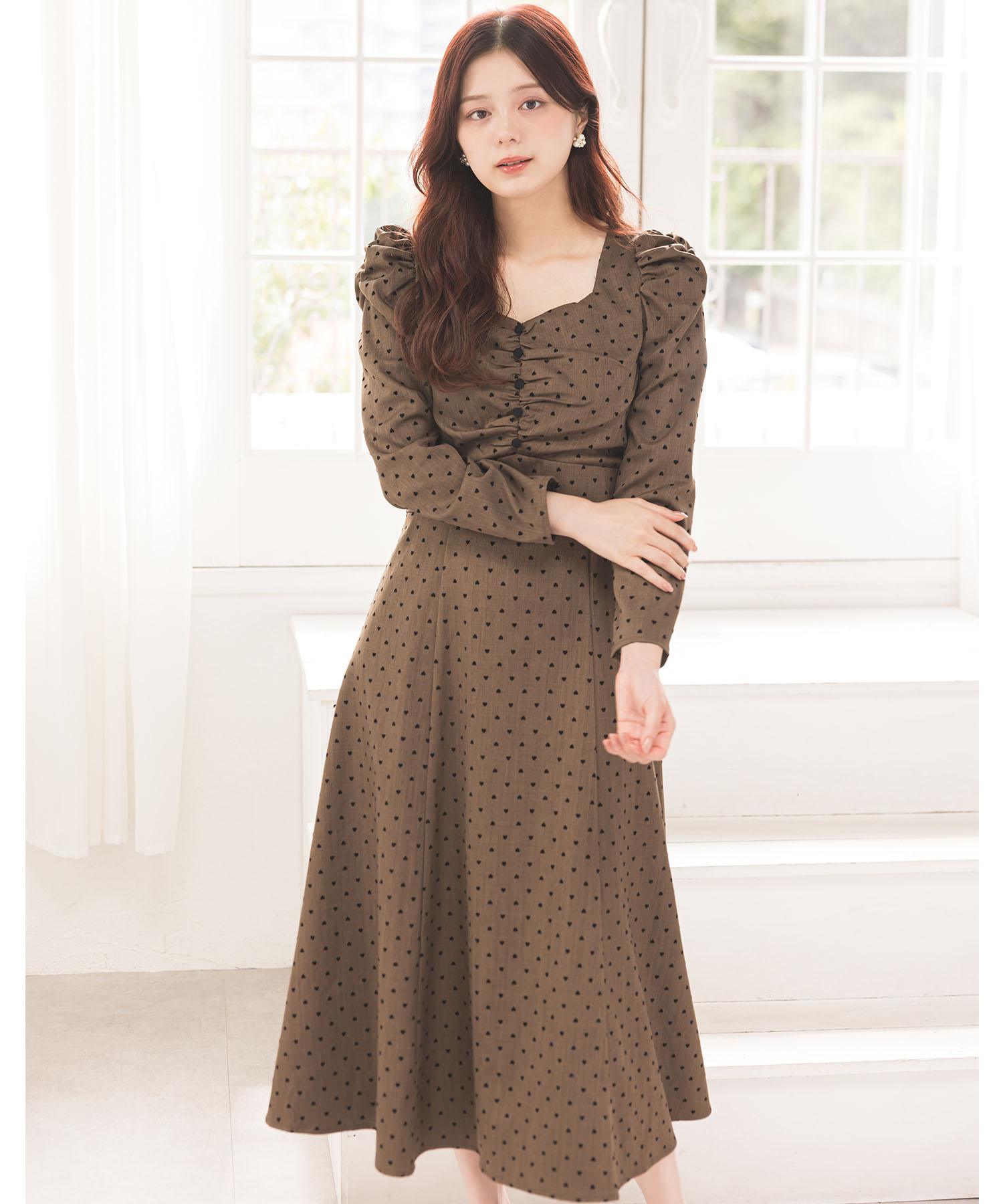 フロッキーハートドットワンピース