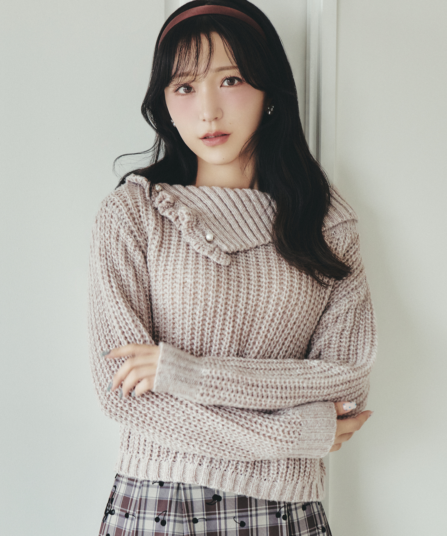 洗濯後も続く心地良さ♪ＵＶカット＆接触冷感カットソーフリルペプラムチュニック