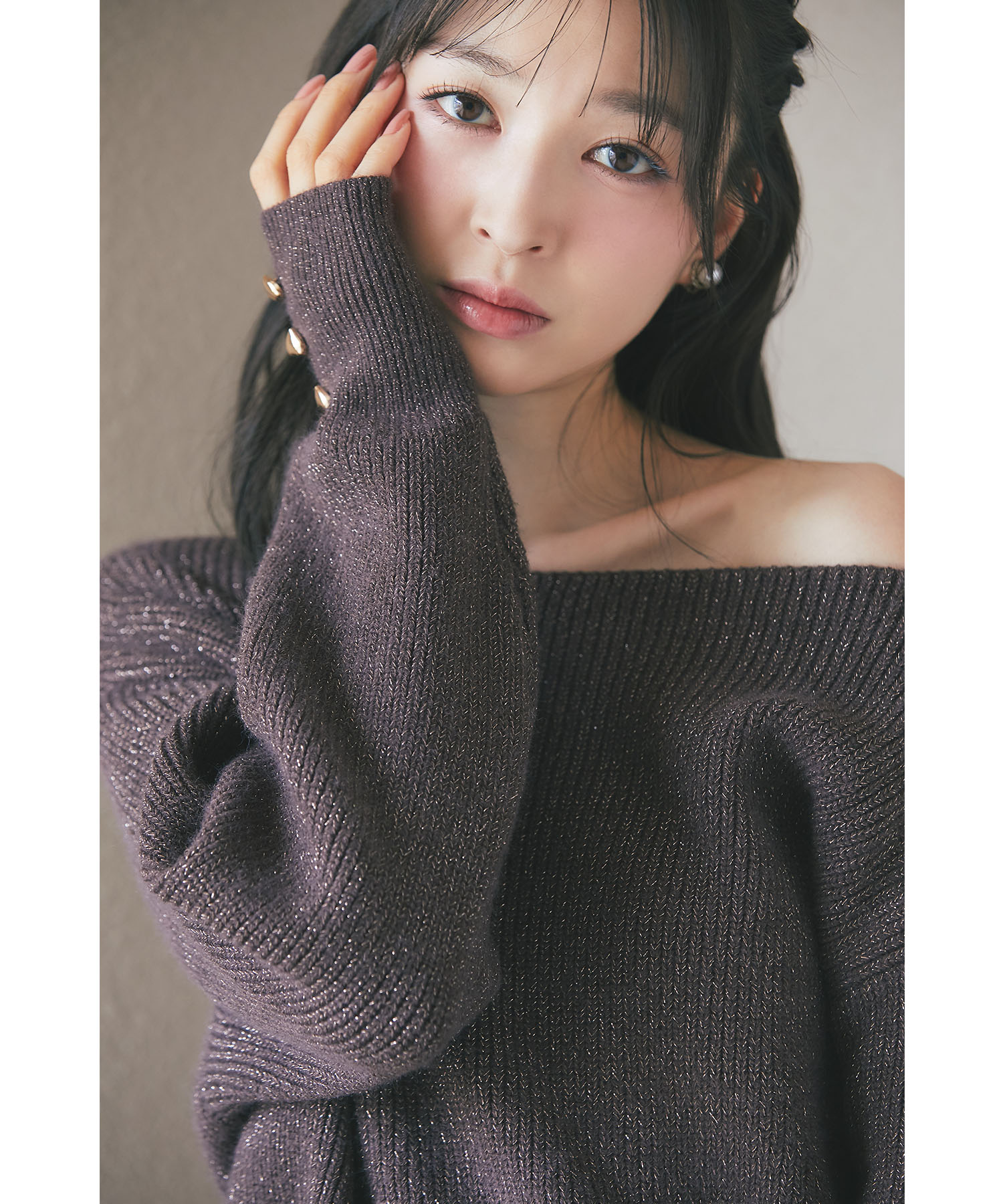 洗濯後も続く心地良さ♪ＵＶカット＆接触冷感カットソーフリルペプラムチュニック