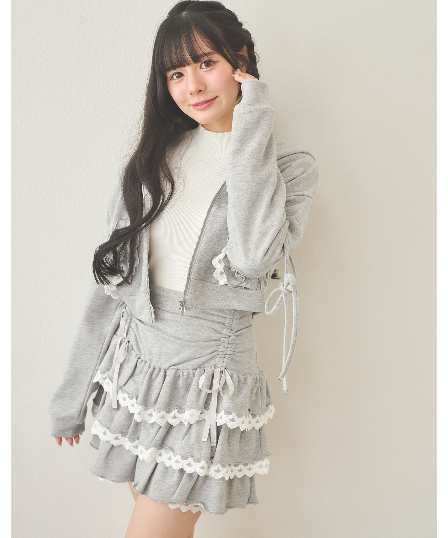 希少y2kフリル総レース花柄スカートパンツ 希少y2kフリル総レース花柄スカートパンツ