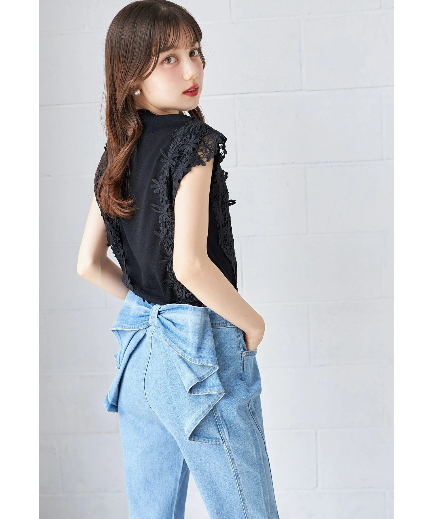 【2万円】TOKUKO プリーツデザイン　タイトスカート 2万円】TOKUKO プリーツデザインタイトスカート